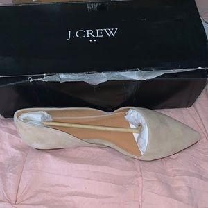 JCREW Zoe Suede D’Orsay Flats